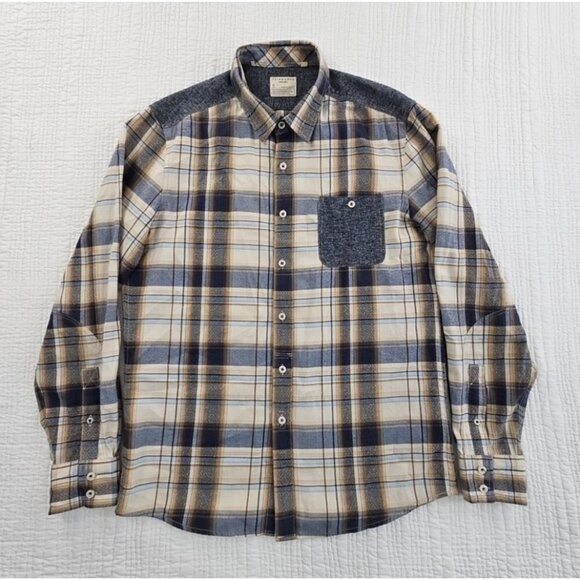7 Diamonds Made Well Flannel Shirt Men's Medium Lumberjack Workwear Gorpcore EUC - Picture 1 of 14